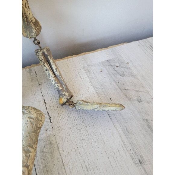 Rustic Skull black bleeding face hanging Halloween scary pop decor jointed - Picture 10 of 16